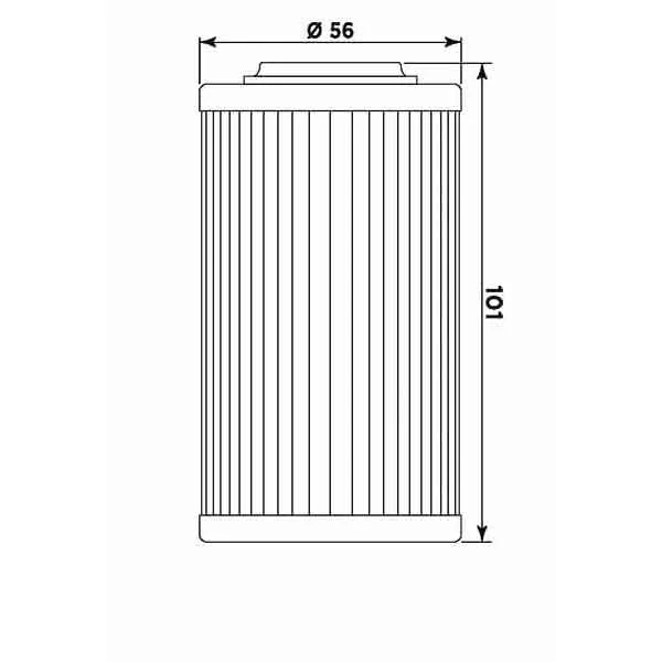 MIW Olejový filter BU10004 (alt. HF564)