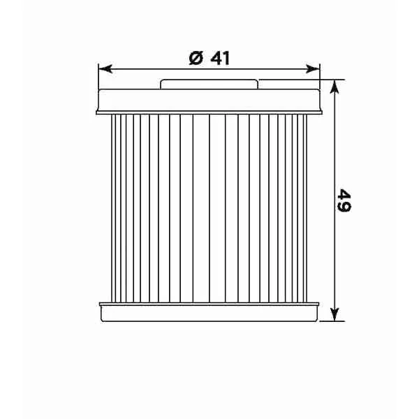 MIW Olejový filter DA16002 (alt. HF168)