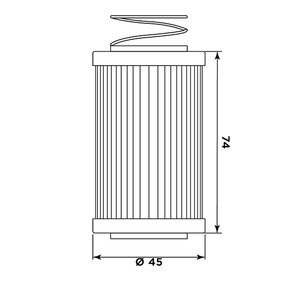 MIW Olejový filter MV21002 (alt. HF567)