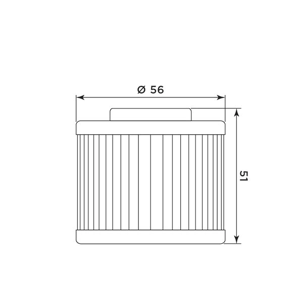 MIW Olejový filter MV21003 (alt. HF569)