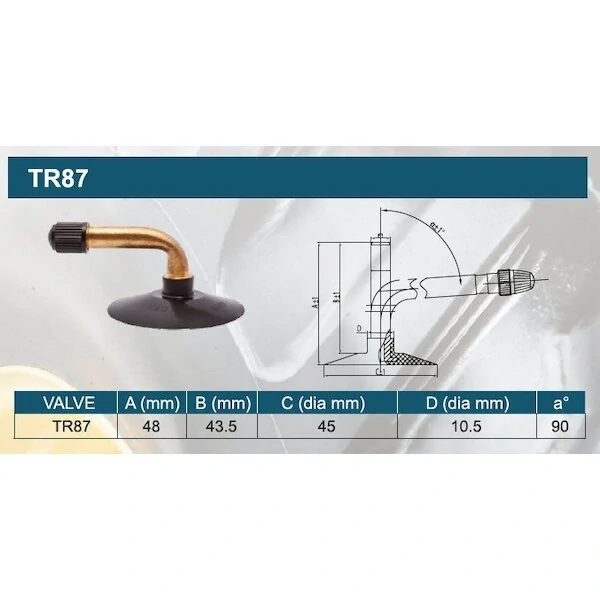 MASTERTUBE Motocyklová duša CROSS 3.00/3.25-12 (90/90-12) ventil TR87, hrúbka 2,5 mm