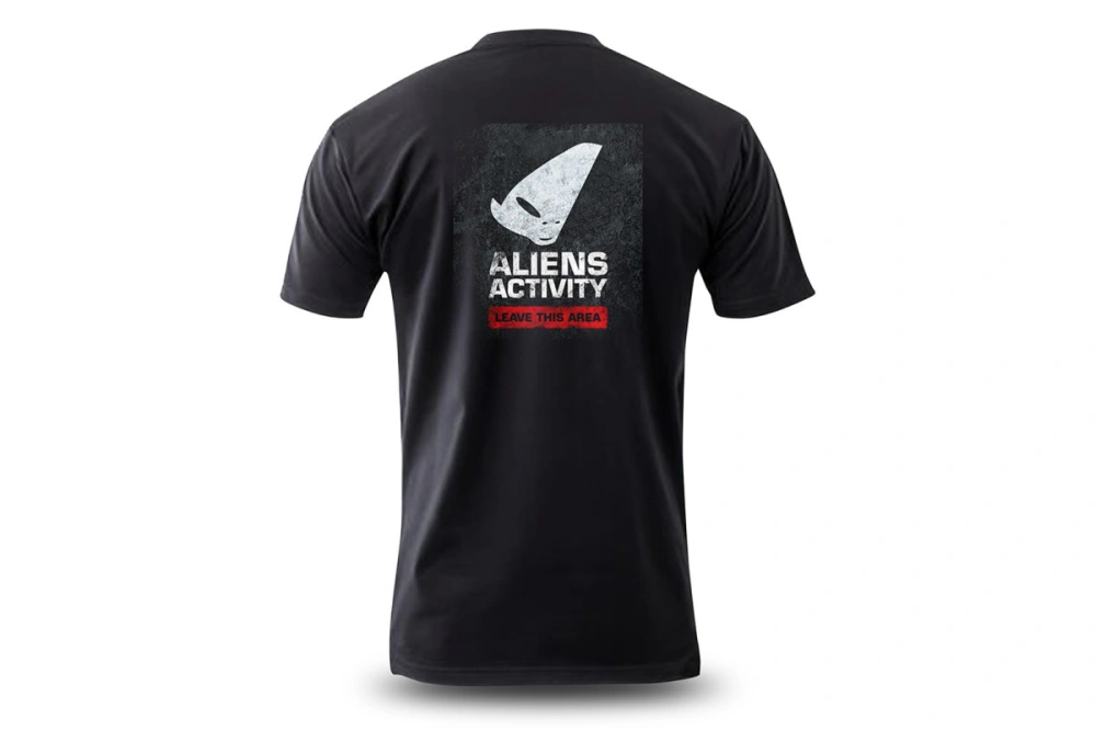 UFO PLAST Tričko čierne Aliens Activity M