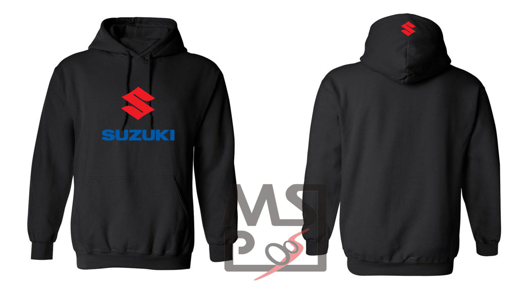 Pánska mikina s motívom Suzuki kapucňová