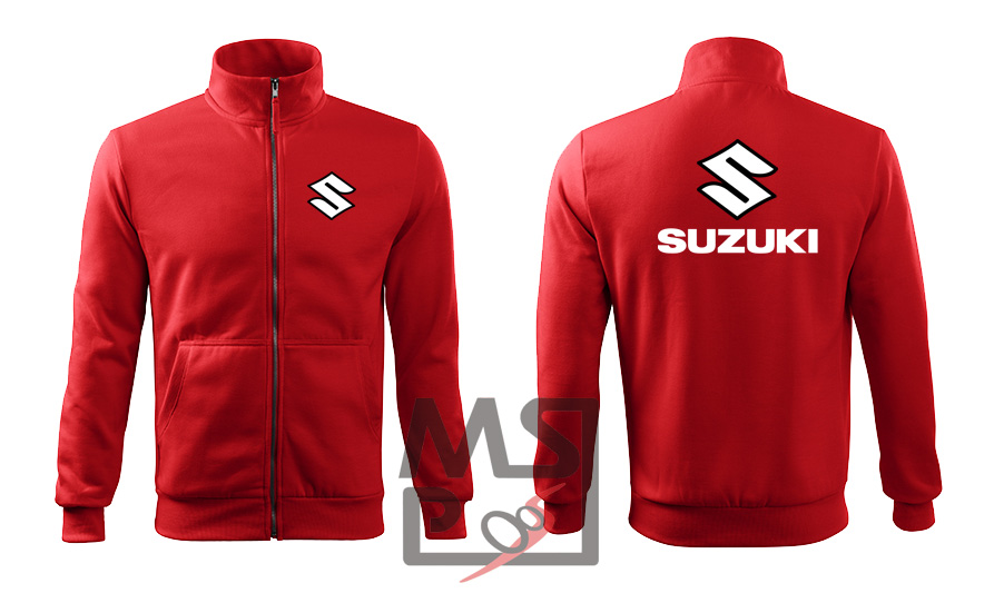 Mikina na zips s motívom Suzuki