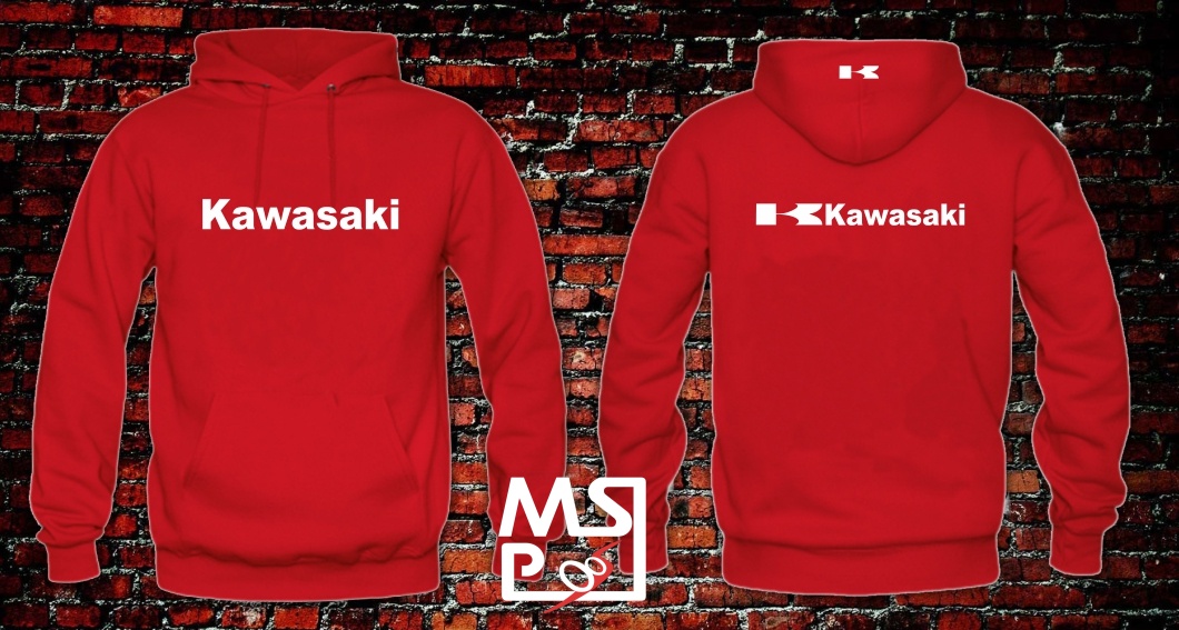 Mikina s motívom Kawasaki