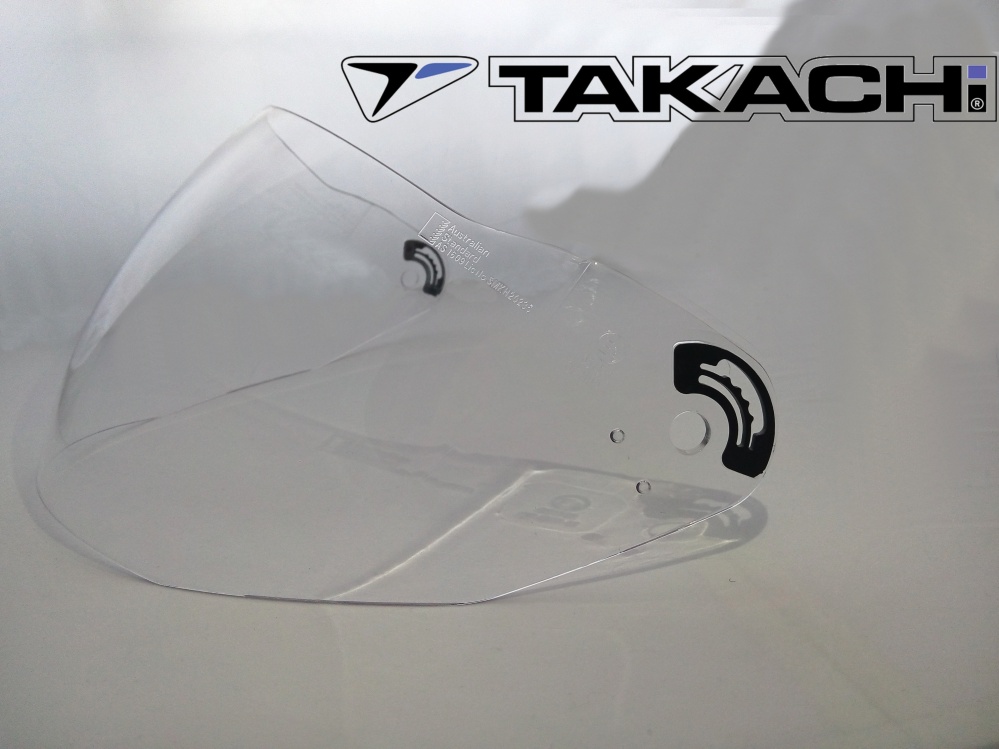 TAKACHi Priezor číry pre prilbu TK-10