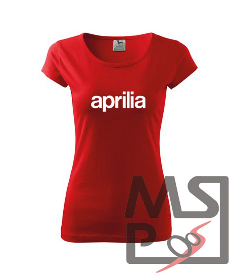 Dámske tričko s motívom Aprilia 01