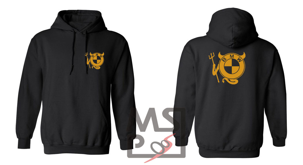 Mikina s motívom BMW devil