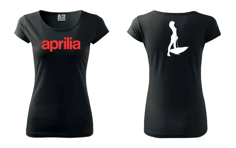 Dámske tričko s motívom Aprilia 02