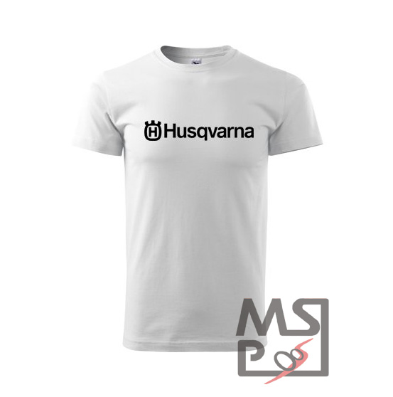 Pánske tričko s motívom Husqvarna