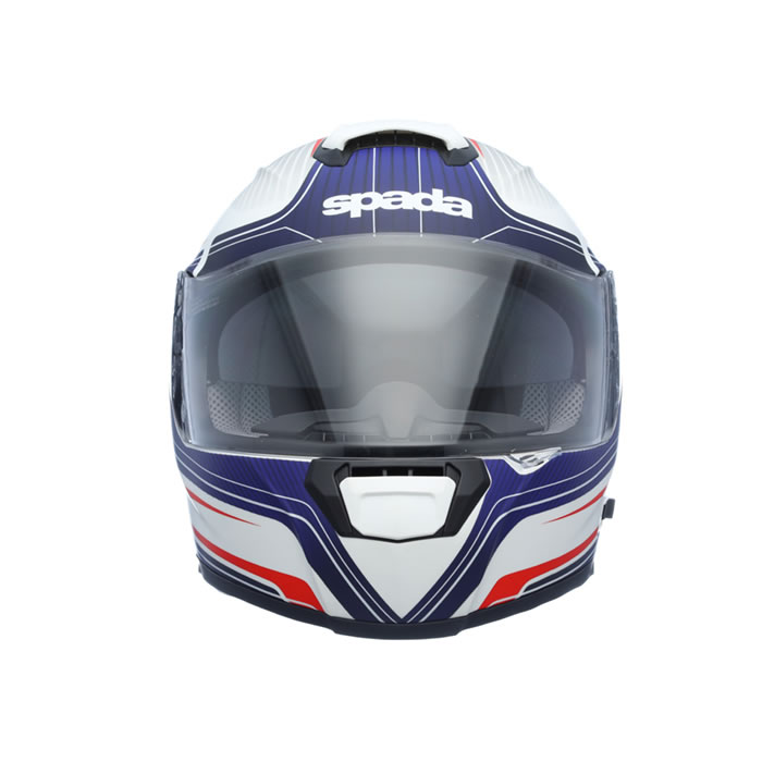 SPADA Integrálna moto prilba SP16 Monarch M biela matná