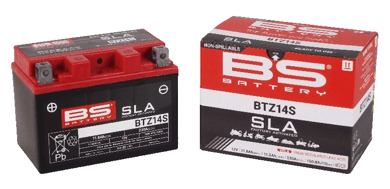 BS-BATTERY BTZ14S 12V 11.2Ah 230A (YTZ14S) 150x88x110mm L+ AGM bezúdržbová motobatéria