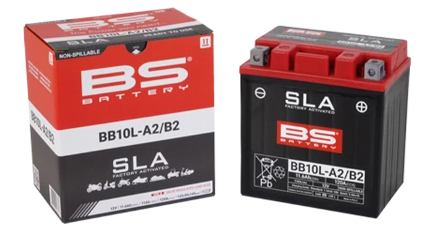 BS-BATTERY BB10L-B2 12V 11Ah 120A (YB10L-B2) 133x90x145mm P+ AGM bezúdržbová motobatéria