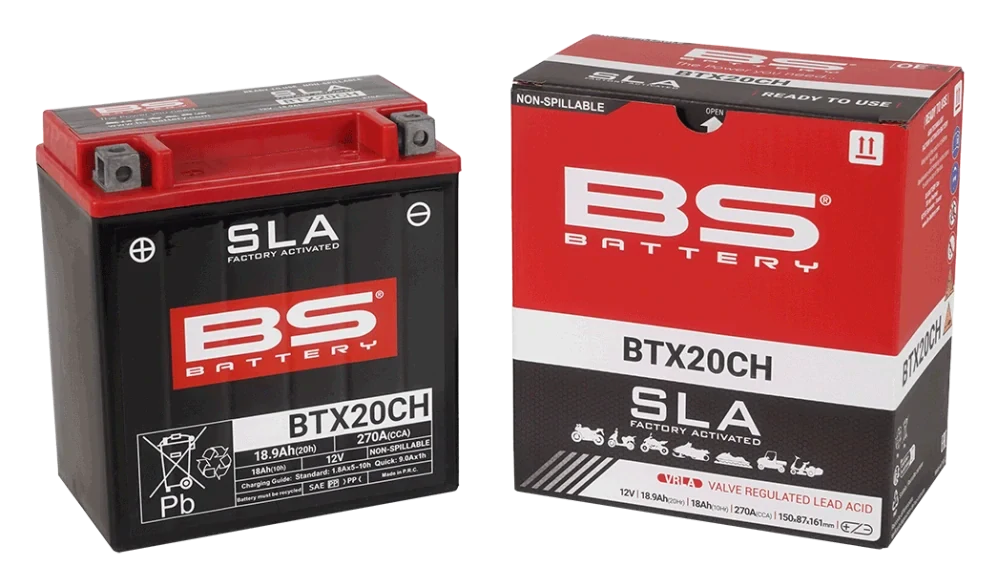 BS-BATTERY BTX20CH 12V 18Ah 270A (YTX20CH) 150x87x161mm L+ AGM bezúdržbová motobatéria