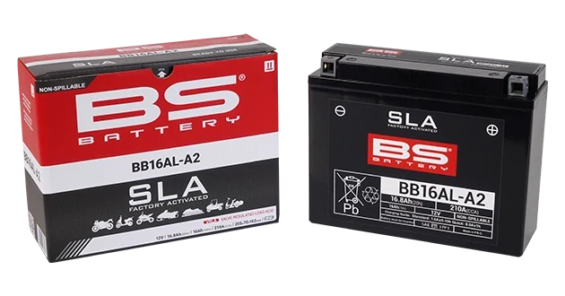 BS-BATTERY BB16AL-A2 12V 16Ah 160A (YB16AL-A2) 205x70x162mm P+ AGM bezúdržbová motobatéria