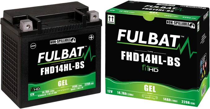 FULBAT FHD14HL-BS 12V 14Ah 220A (YHD14HL-BS) 150x87x145mm P+ GEL bezúdržbová motobatéria