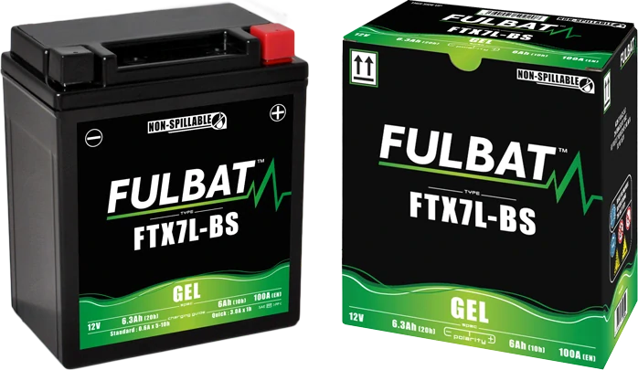 FULBAT FTX7L-BS 12V 6Ah 100A (YTX7L-BS) 113x70x130mm P+ GEL bezúdržbová motobatéria