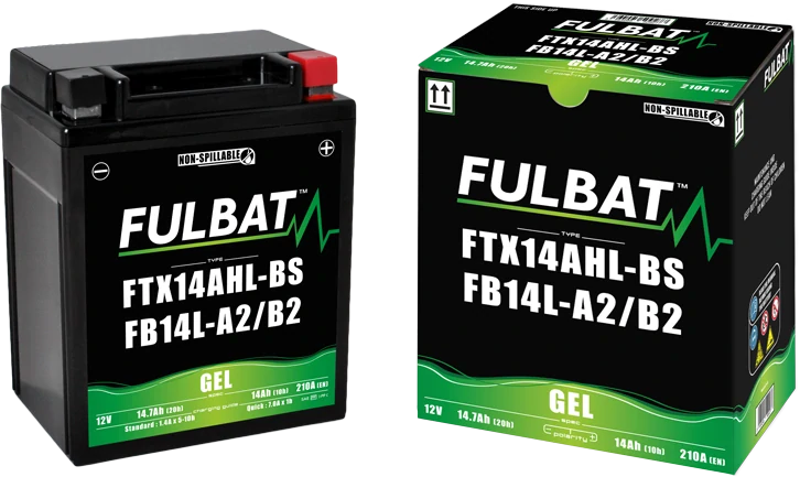 FULBAT FB14L-A2 12V 14Ah 175A (12N14-3A, YB14L-A2) 135x90x167mm P+ GEL bezúdržbová motobatéria