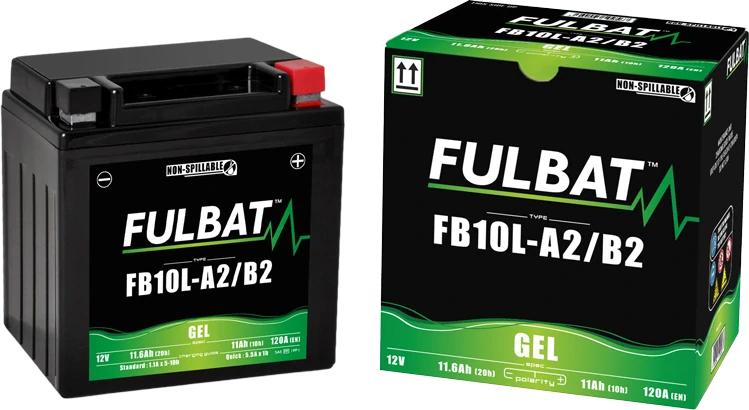 FULBAT FB10L-A2/B2 12V 11Ah 120A (YB10L-A2/B2) 133x90x145mm P+ GEL bezúdržbová motobatéria