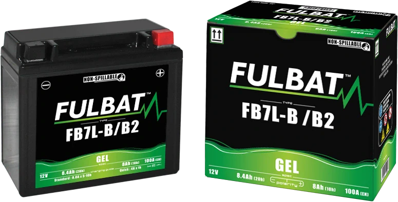 FULBAT FB7L-B/B2 12V 8Ah 100A (YB7L-B/B2) 136x76x130mm P+ GEL bezúdržbová motobatéria