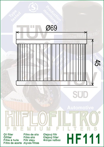 HIFLOFILTRO Olejový filter HF111