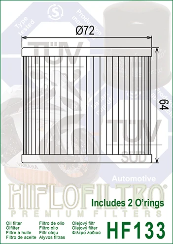 HIFLOFILTRO Olejový filter HF133