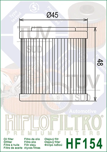 HIFLOFILTRO Olejový filter HF154