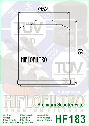 HIFLOFILTRO Olejový filter HF183