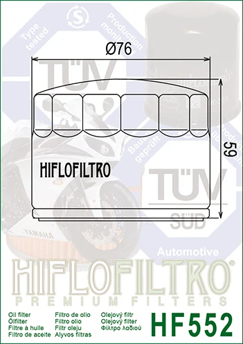 HIFLOFILTRO Olejový filter HF552