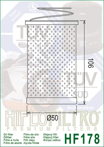 HIFLOFILTRO Olejový filter HF178