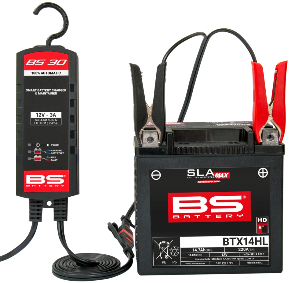 BS-BATTERY Nabíjačka akumulátorov SMART BS30 (vhodná aj pre lithiové batérie) 12V 3A