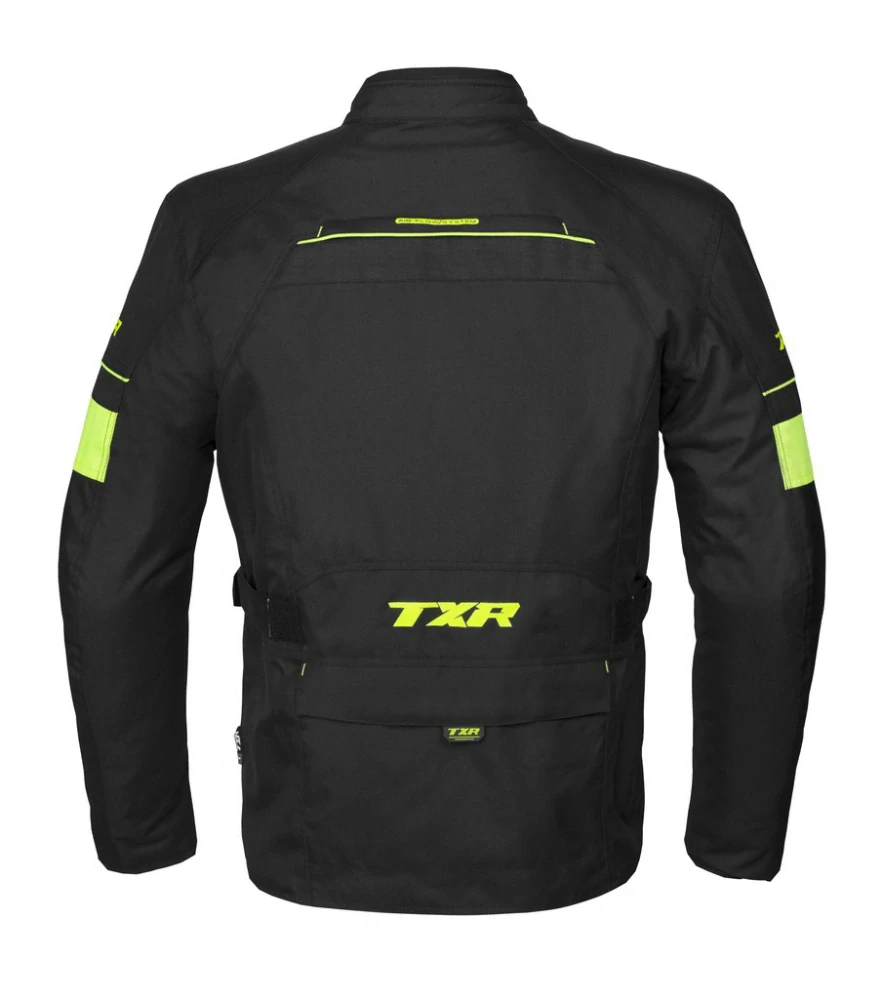 TXR Bunda na motorku Visper čierno-fluo žltá 4XL