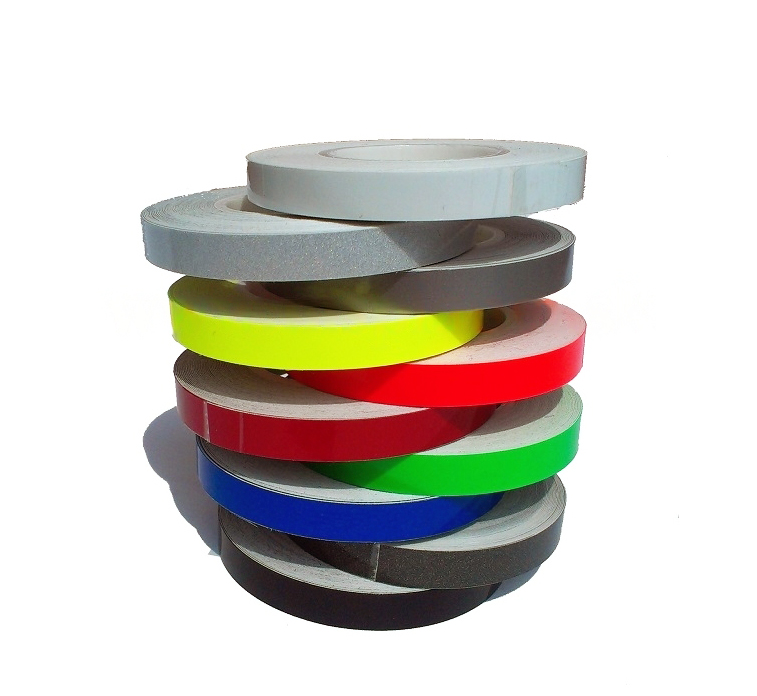 NEW LABEL MOTO páska na kolesá červená