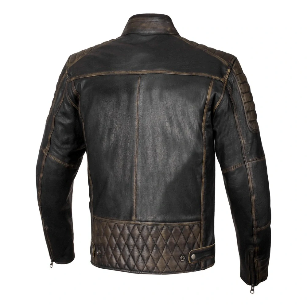 TXR Bunda na motorku Vintage hnedá L