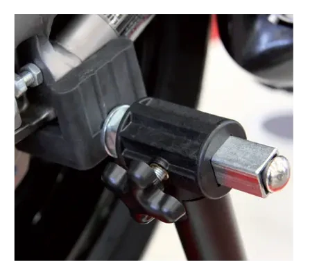 LV8 Zadný stojan DIAVOL E620DL+E620/09 s gumovými čapmi k zadnému stojanu