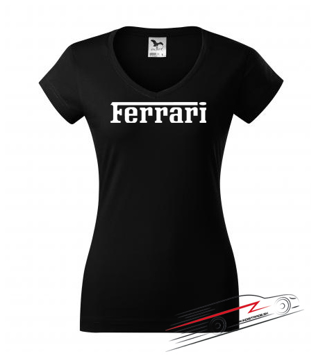 Dámske tričko s motívom Ferrari