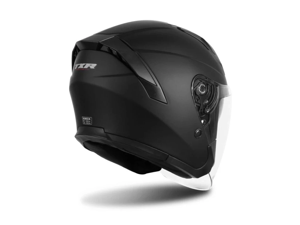 TXR Otvorená prilba na motorku City čierna matná XL