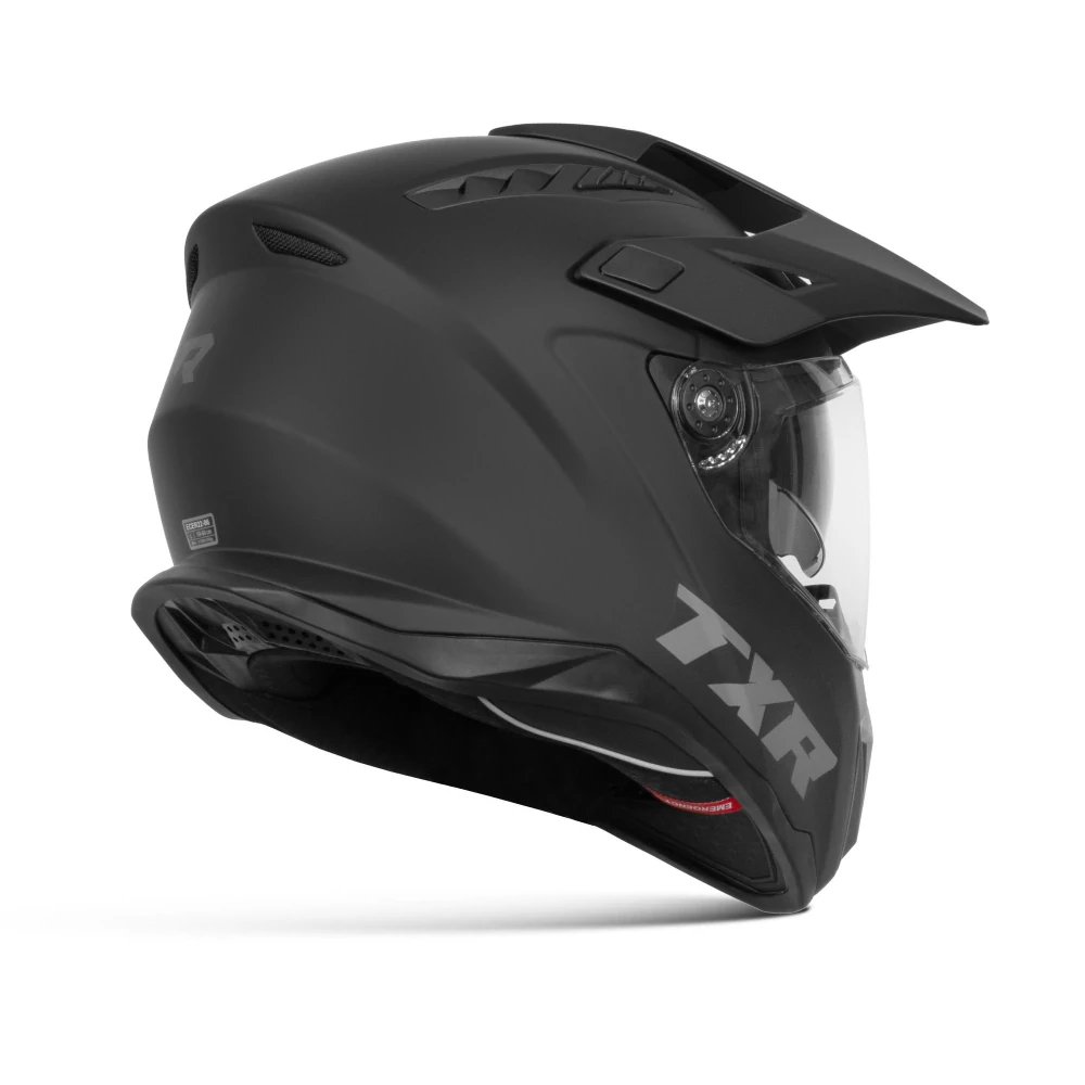 TXR Enduro prilba Explorer čierna matná XS