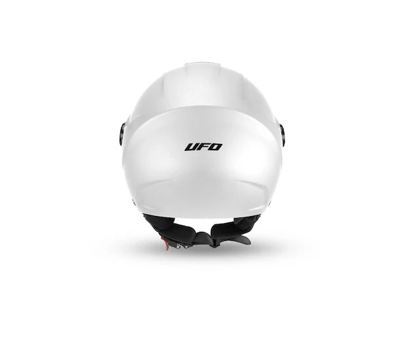 UFO PLAST Otvorená prilba na motorku NIXIE lesklá biela XS