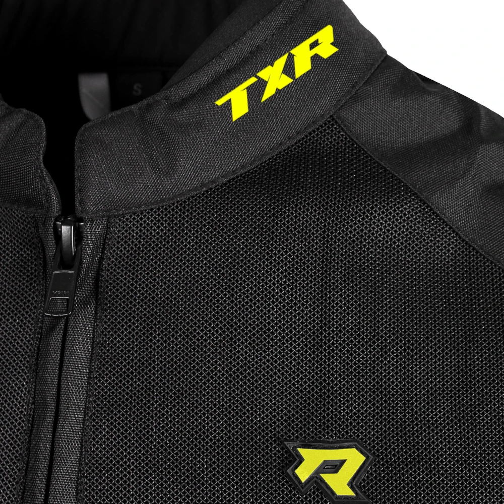 TXR Bunda na motorku Breeze čierno-fluo žltá XXL