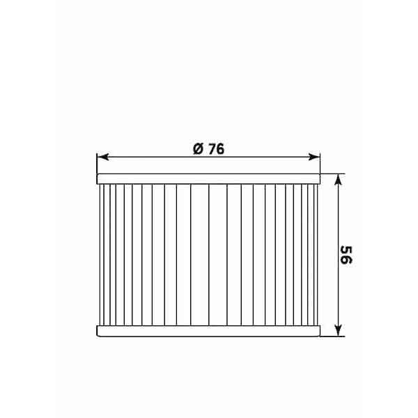 MIW Olejový filter H1001 (alt. HF401)