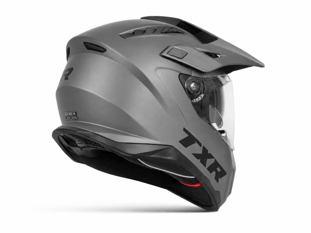 TXR Enduro prilba Explorer titánová S