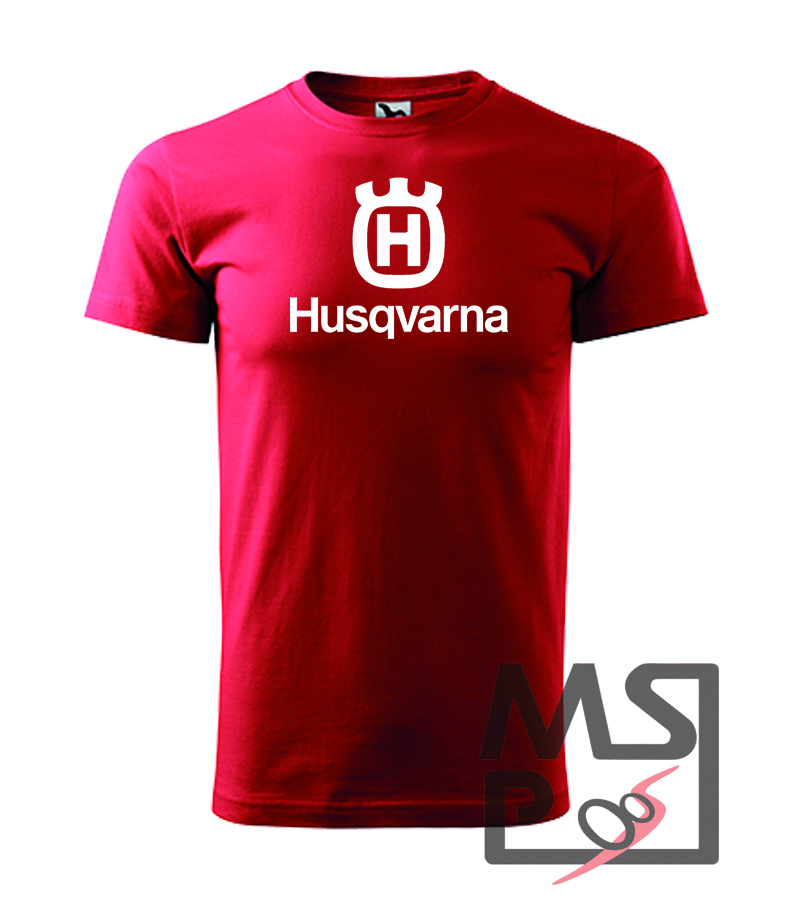 Tričko s motívom Husqvarna