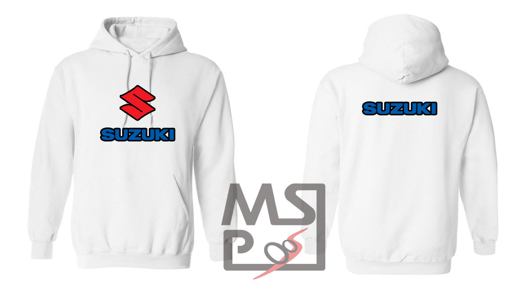 Mikina s motívom Suzuki kapucňová