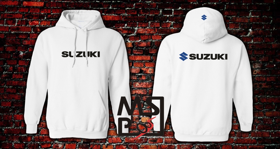 Pánska mikina MSP s motívom Suzuki kapucňová