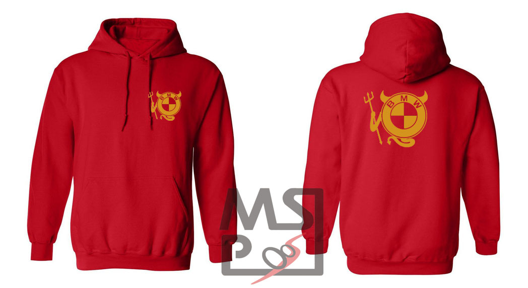 Mikina s motívom BMW devil