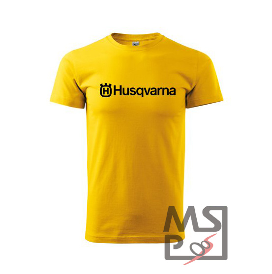 Pánske tričko s motívom Husqvarna