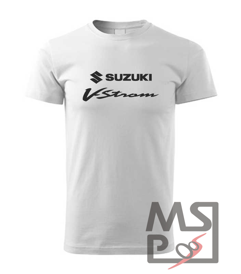 Pánske tričko s moto motívom Suzuki V-Strom 2