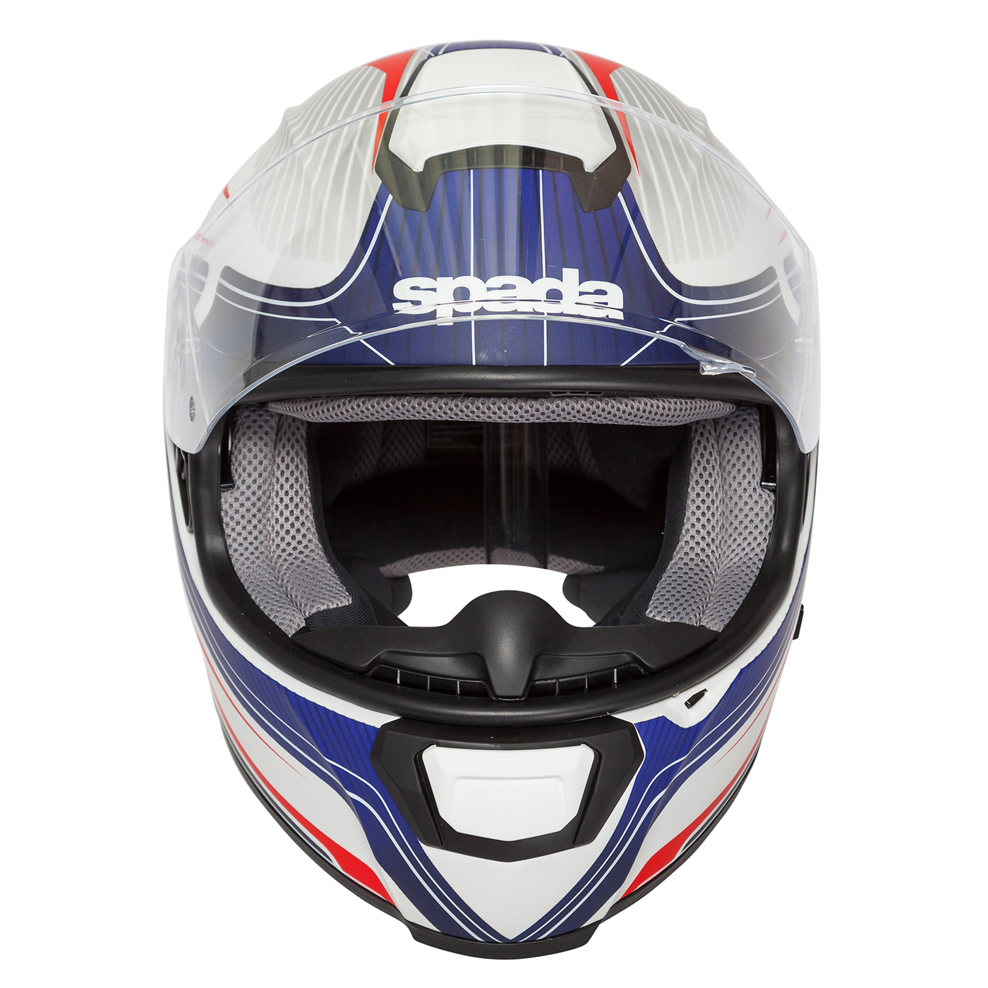 SPADA Integrálna moto prilba SP16 Monarch M biela matná