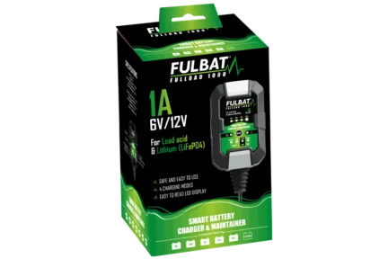 FULBAT Nabíjačka akumulátorov FULLOAD 1000 6/12V 1A (vhodná aj pre lithiové batérie)
